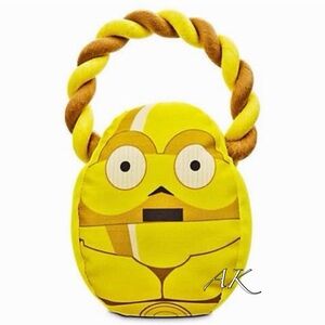 Star Wars C-3PO Squeaky & Rope Tug Dog Toy